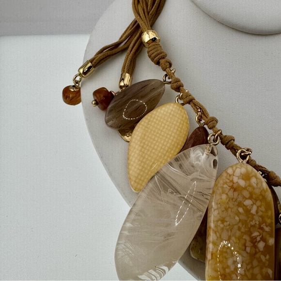 Chico's Earthy Tones Necklace - Picture 2 of 10